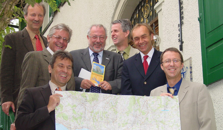 Wanderkarte für den Landschaftspark Bodensee-Oberschwaben