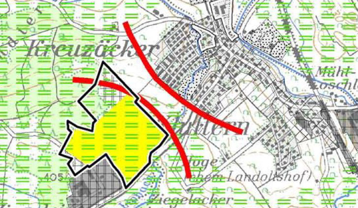 Änderung des Regionalplans im Raum Kluftern ist in der Anhörung